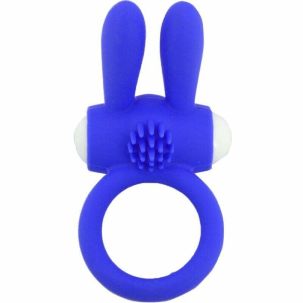 imagen ARMONY - MR BUNNY ANILLO VIBRADOR SILICONA AZUL