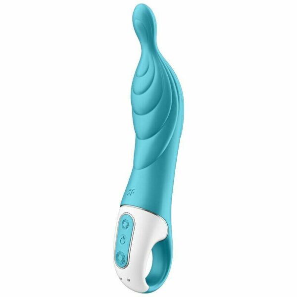 imagen SATISFYER - AMAZING 2 VIBRADOR PUNTO A TURQUESA