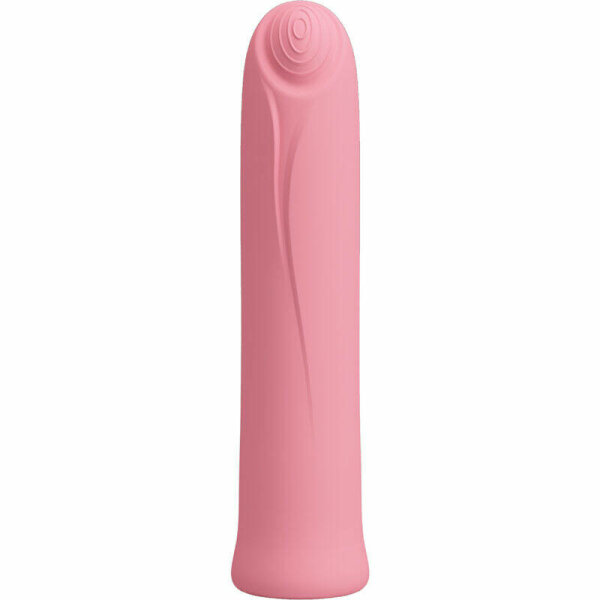 imagen PRETTY LOVE - CURTIS MINI VIBRADOR SUPER POWER 12 VIBRACIONES SILICONA ROSA