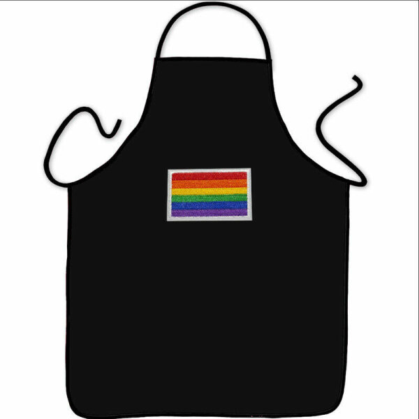 imagen PRIDE - DELANTAL CHEF BUENO CON LA BANDERA LGBT