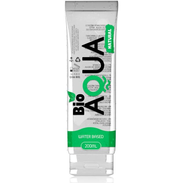 imagen BIOAQUA LUBRICANTE INGREDIENTES NATURALES BASE AGUA 200 ML