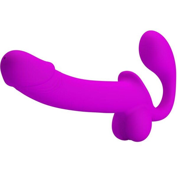 imagen PRETTY LOVE - KELPIE ESTIMULADOR STRAP-ON DOBLE MORADO
