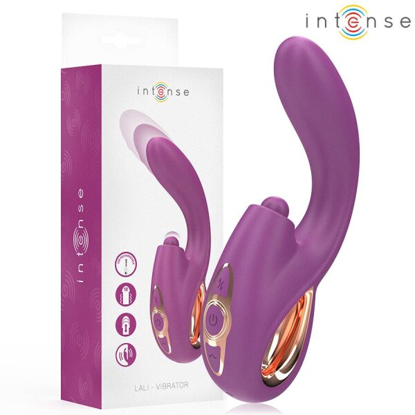 imagen INTENSE - LALI VIBRADOR PUNTO G MULTIFUNCIÓN ESTIMULACIÓN & EMPUJE & VIBRACIÓN MORADO