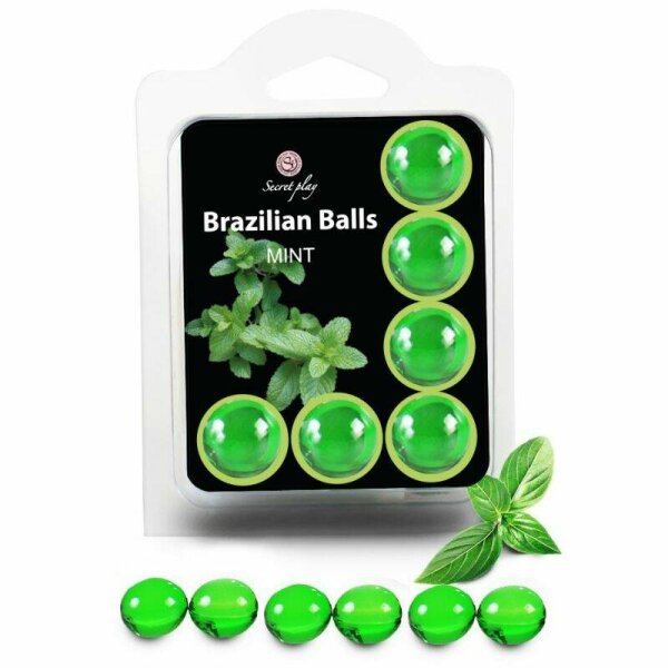 imagen SECRETPLAY - SET 6 BRAZILIANS BALLS MENTA