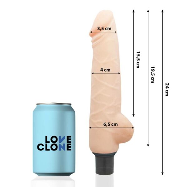 imagen LOVECLONE - HARALD SELF LUBRICATION VIBRADOR 24 CM -O- 4 CM