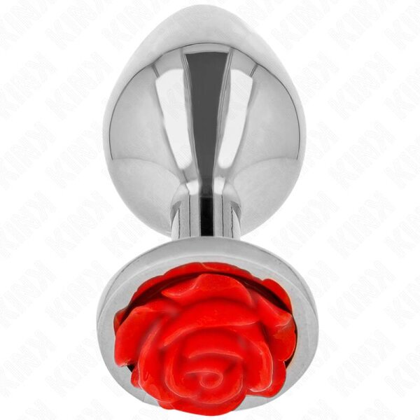 imagen KINK - PLUG ANAL ROSA ROJA TALLA M