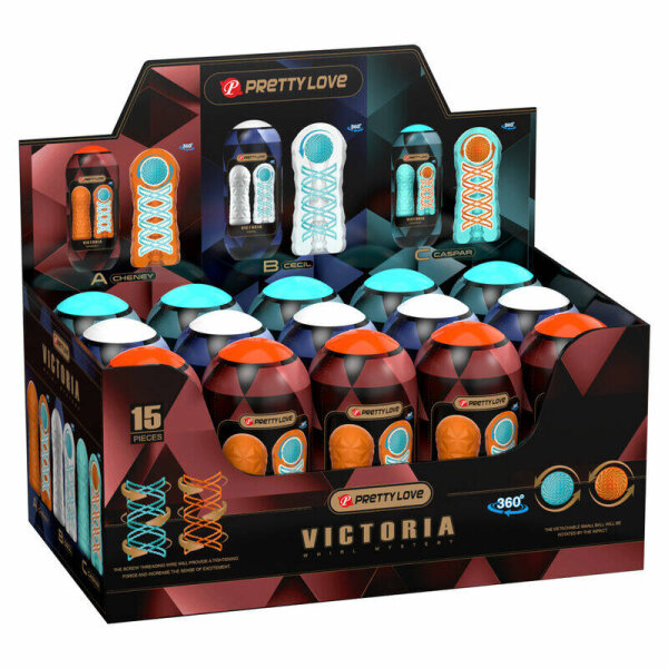 imagen PRETTY LOVE - MASTURBADOR VICTORIA 15 UNIDADES