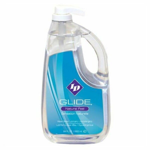 imagen ID GLIDE - LUBRICANTE BASE AGUA + HIPOALERGENICO NATURAL FEEL 1900 ML