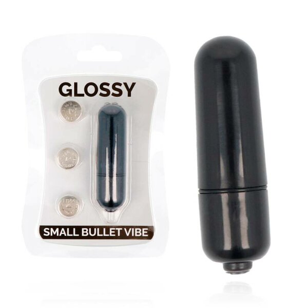 imagen GLOSSY - SMALL BALA VIBRADORA NEGRO