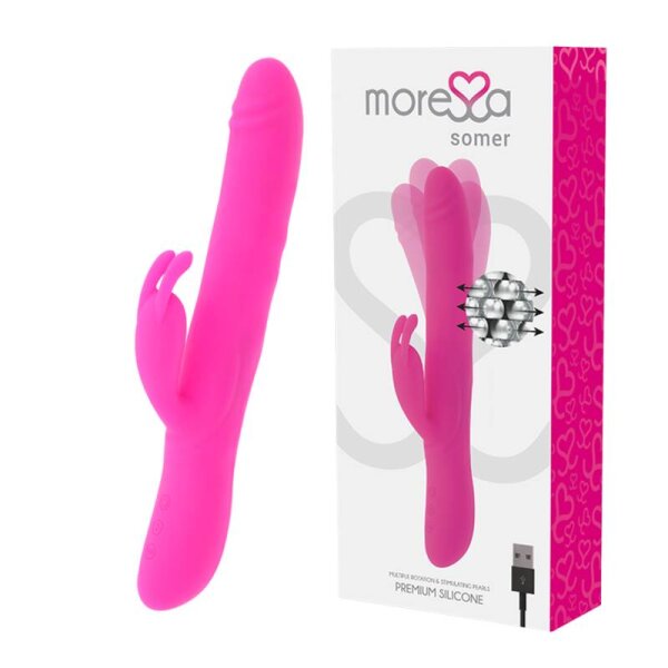 imagen MORESSA - SOMER ROTADOR PERLADO Y POTENTE VIBRACIÓN SILICONA PREMIUM