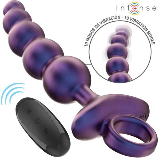 imagen INTENSE - TITO PLUG ANAL VIBRADOR MODELO 3 CONTROL REMOTO