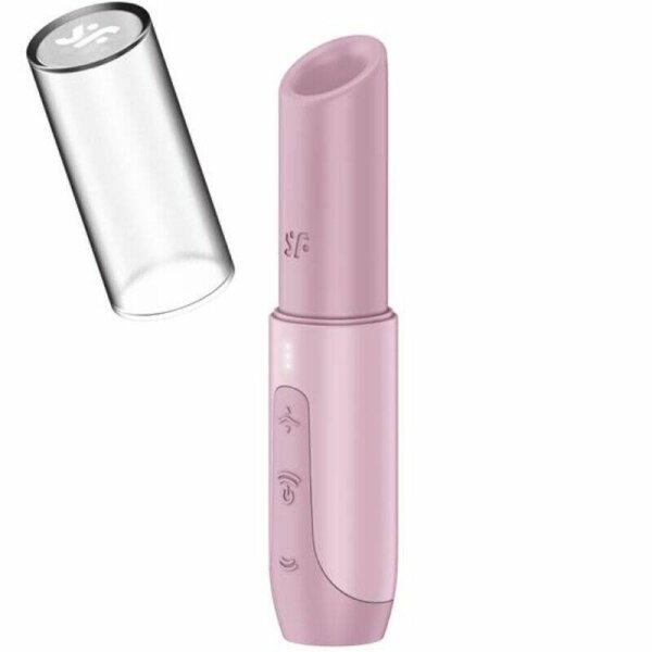 imagen SATISFYER - SECRET KISS ESTIMULADOR CLÍTORIS POR ONDAS ROSA