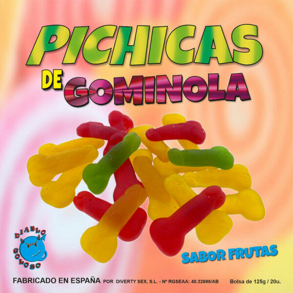 imagen DIABLO GOLOSO - PICHITAS DE GOMINOLA FRUTAS