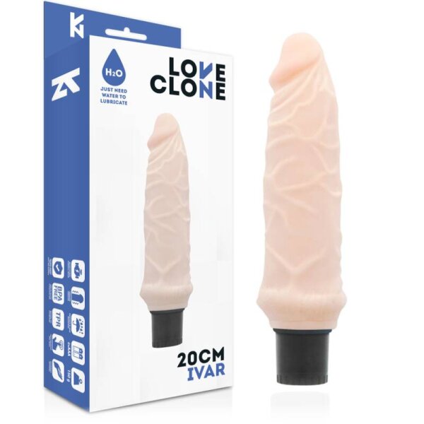 imagen LOVECLONE - IVAR VIBRADOR REALÍSTICO SELF LUBRICATION 20 CM -O- 3.7 CM
