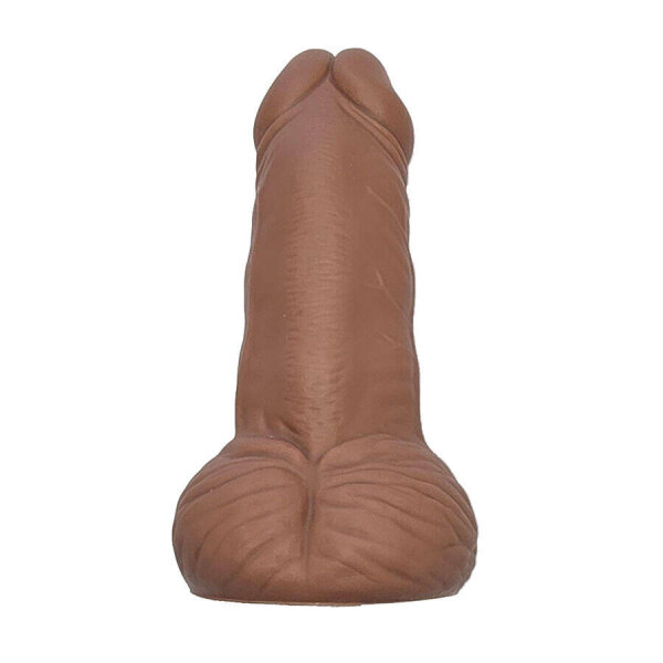 imagen DIABLO PICANTE - JUGUETE ANTIESTRÉS CON FORMA DE PENE COLOR MULATO