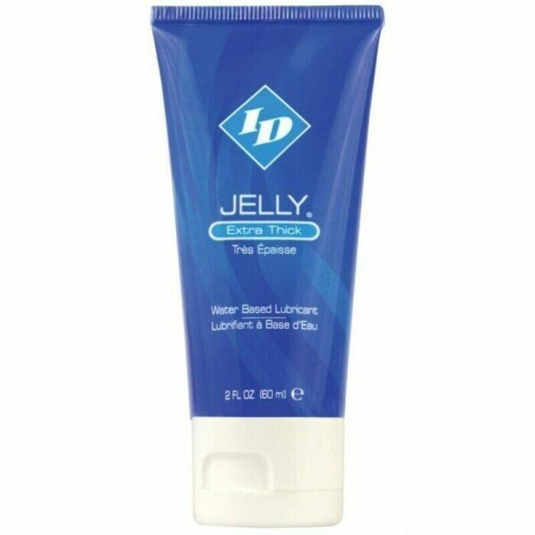 imagen ID JELLY - LUBRICANTE BASE AGUA EXTRA THICK TRAVEL TUBE 60 ML