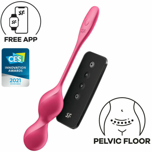 imagen SATISFYER - LOVE BIRDS 2 BOLAS KEGEL VIBRADORAS + APP GRATUITA