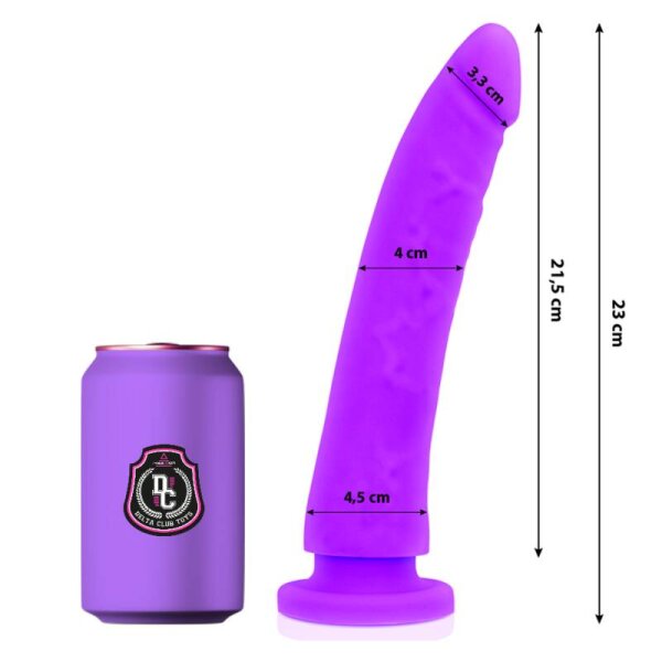 imagen DELTA CLUB - DILDO REALISTA LILA SILICONA MEDICA 23 CM -O- 4.5 CM