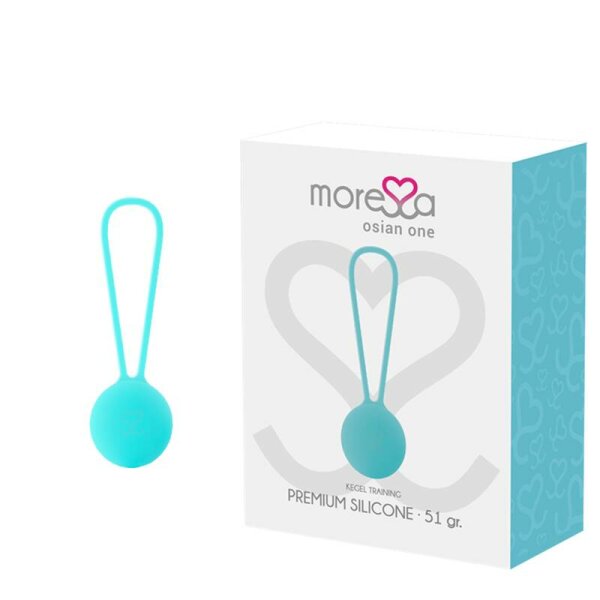 imagen MORESSA - OSIAN ONE ENTRENAMIENTO SUELO PELVICO 51gr PREMIUM SILICONA TURQUESA