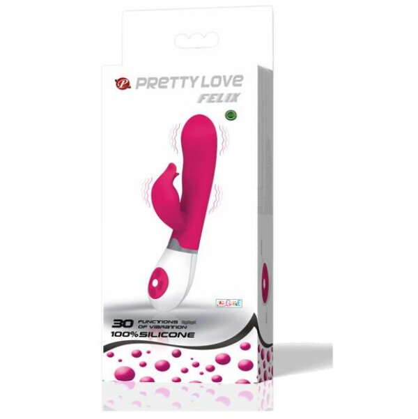 imagen PRETTY LOVE - FLIRTATION VIBRADOR CON ESTIMULADOR FELIX