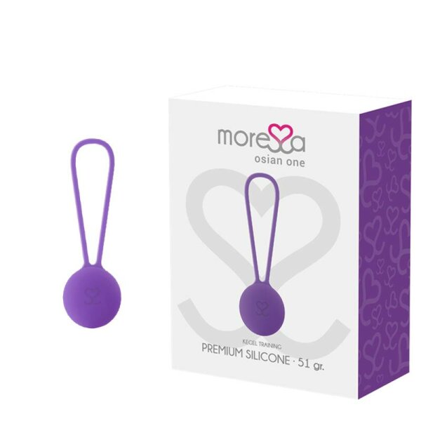 imagen MORESSA - OSIAN ONE ENTRENAMIENTO SUELO PELVICO 51gr PREMIUM SILICONA LILA