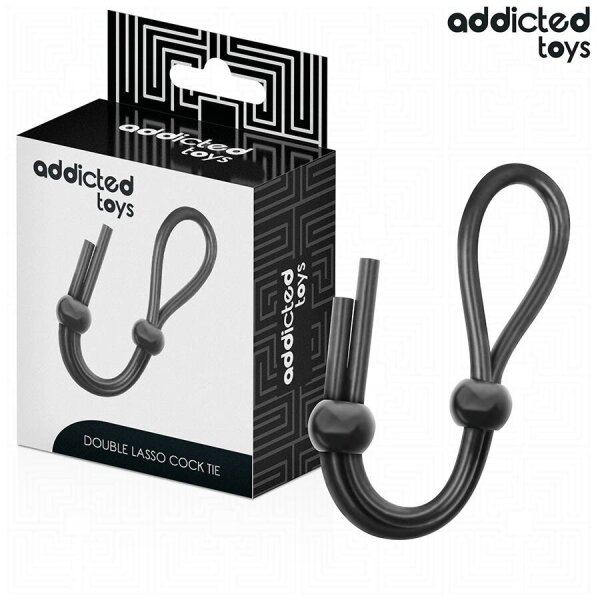 imagen ADDICTED TOYS - CUERDA SILICONA PARA EL PENE DE LAZO DOBLE