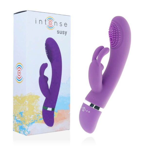 imagen INTENSE - SUSY VIBRADOR OSCILANTE SILICONA RABBIT LILA