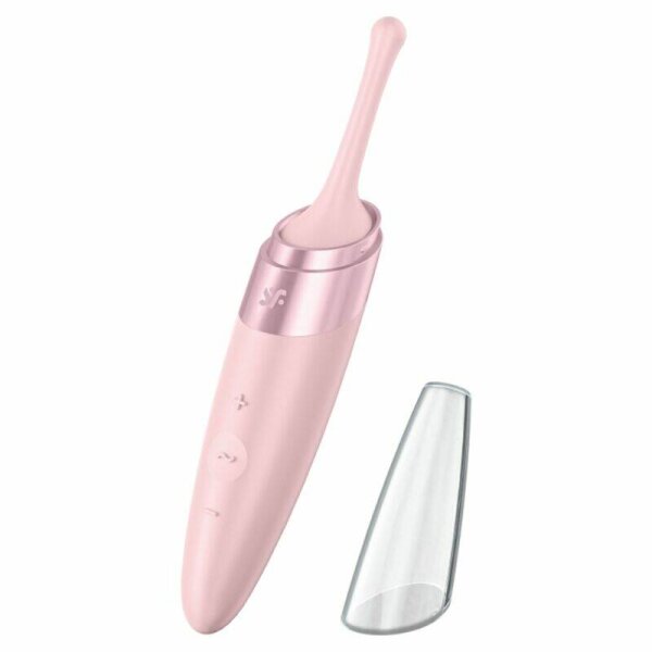 imagen SATISFYER - TWIRLING DELIGHT ESTIMULADOR CLITORIS ROSA