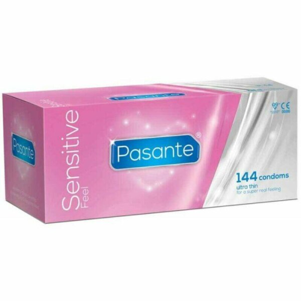 imagen PASANTE - PRESERVATIVOS SENSITIVE ULTRAFINO 144 UNIDADES