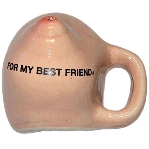 imagen DIABLO PICANTE – IMÁN DE 1 PECHO EN TAZA CERÁMICA “FOR MY BEST FRIEND”