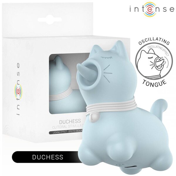 imagen INTENSE - DUCHESS ESTIMULADOR CON LENGUA ROTATIVA 360º AZUL