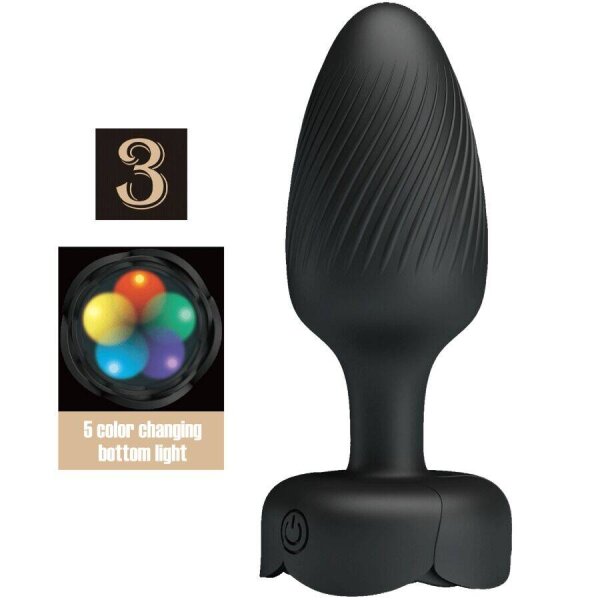 imagen PRETTY LOVE - OSBORN PLUG ANAL CON LUZ LED 9.8 CM