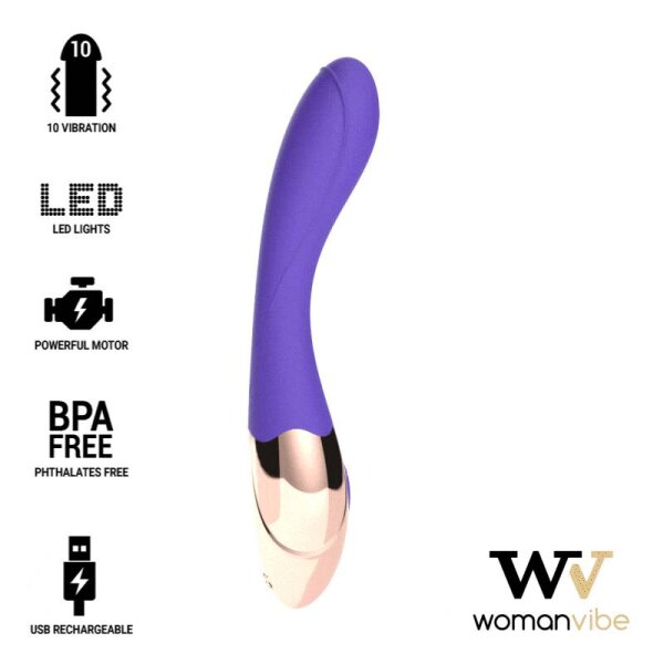 imagen WOMANVIBE - SUNNY VIBRADOR RECARGABLE SILICONA