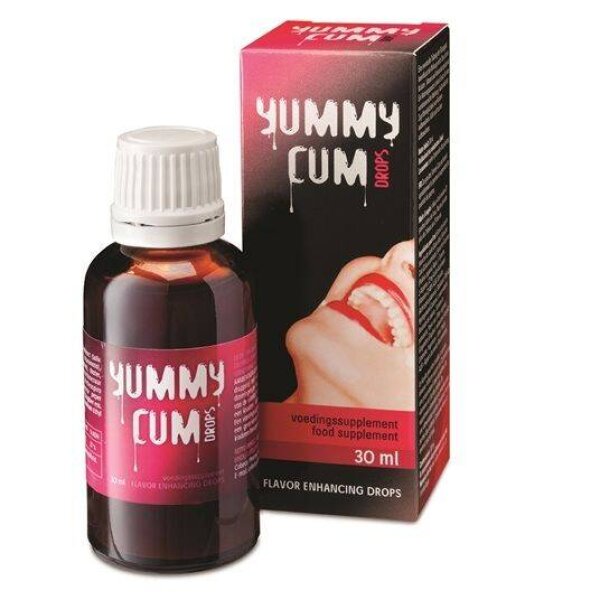 imagen Yummy Cum Drops – Complemento Alimenticio en Gotas para Mejorar el Sabor y la Intensidad del Semen
