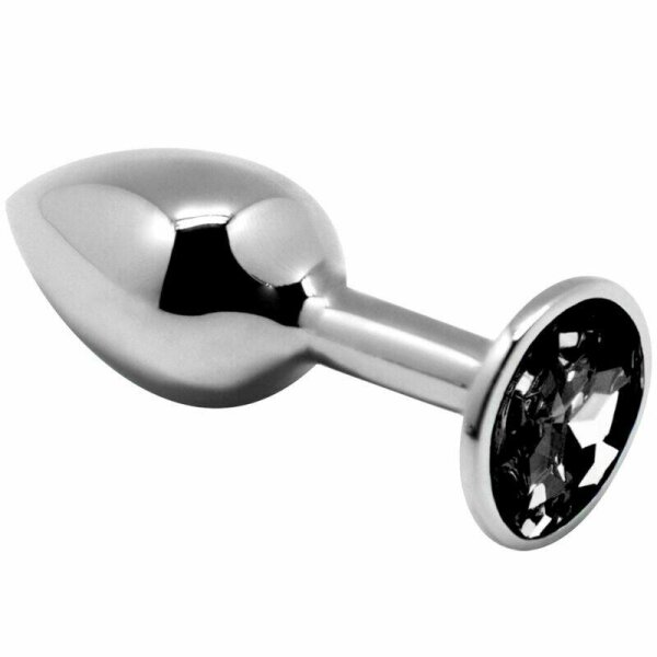 imagen ALIVE - ANAL PLEASURE MINI PLUG METAL NEGRO TALLA S