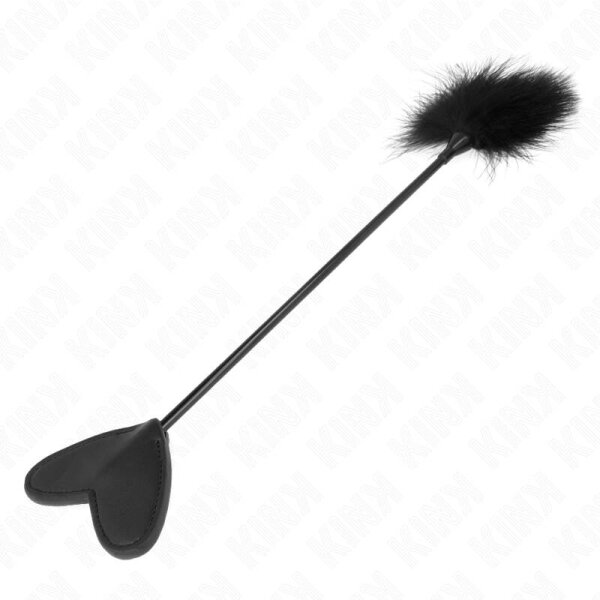 imagen KINK - PLUMAS PARA COSQUILLAS CON PALETA DE CORAZÓN 31 CM