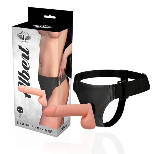 imagen HARNESS ATTRACTION - ARNÉS  ALBERT REALISTIC 17.5 CM -O- 4.3 CM