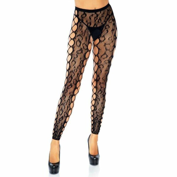 imagen LEG AVENUE - FOOTLESS CROTHLESS TIGHTS ONE SIZE
