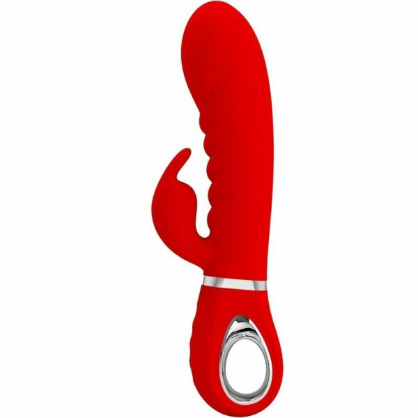 imagen PRETTY LOVE - PRESCOTT VIBRADOR PUNTO G MULTIFUNCIÓN ROJO