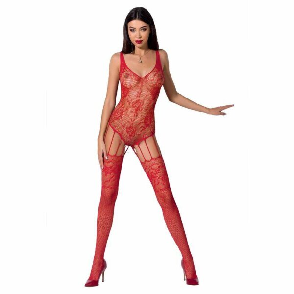 imagen PASSION - WOMAN BS074 BODYSTOCKING TALLA UNICA ROJO