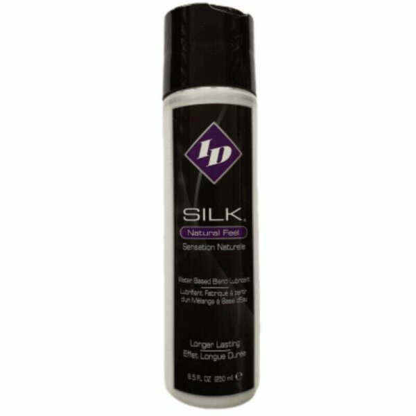 imagen ID SILK - LUBRICANTE BASE AGUA Y SILICONA NATURAL FEEL 250 ML