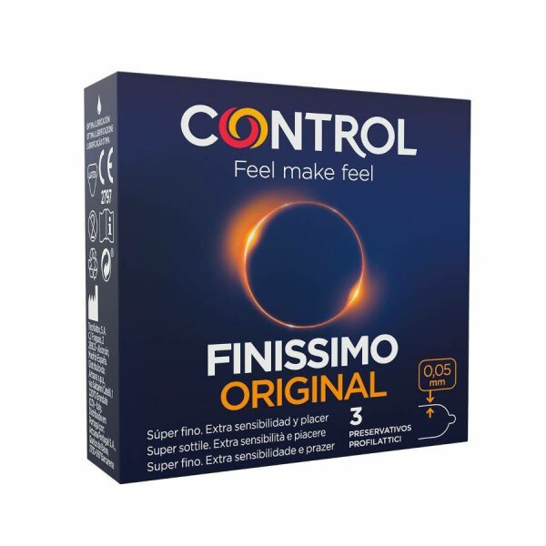 imagen CONTROL - FINISSIMO PRESERVATIVOS 3 UNIDADES