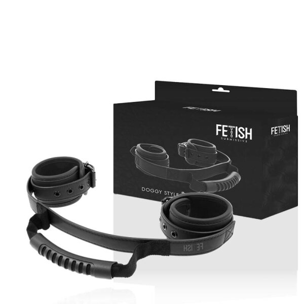 imagen FETISH SUBMISSIVE - ESPOSAS CON TIRADOR CON FORRO DE NEOPRENO