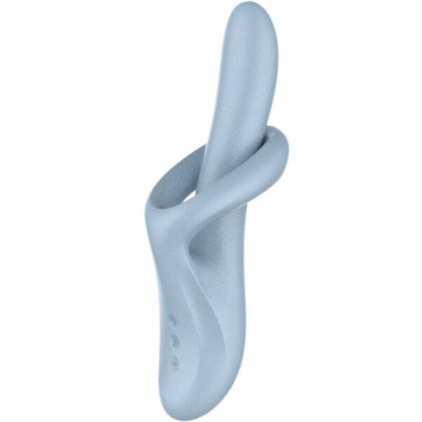 imagen SATISFYER - HEAT FLEX 4 VIBRADOR EFECTO CALOR 12 VIBRACIONES AZUL