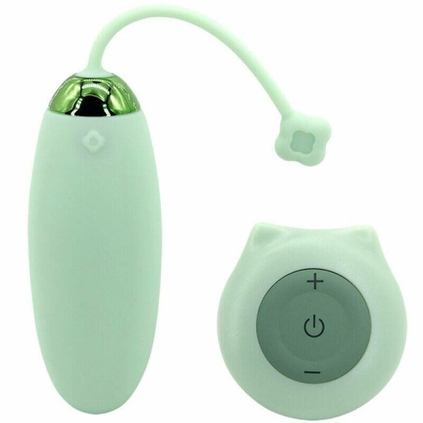 imagen ARMONY - KITTY FUN HUEVO VIBRADOR CONTROL REMOTO 10 VIBRACIONES VERDE