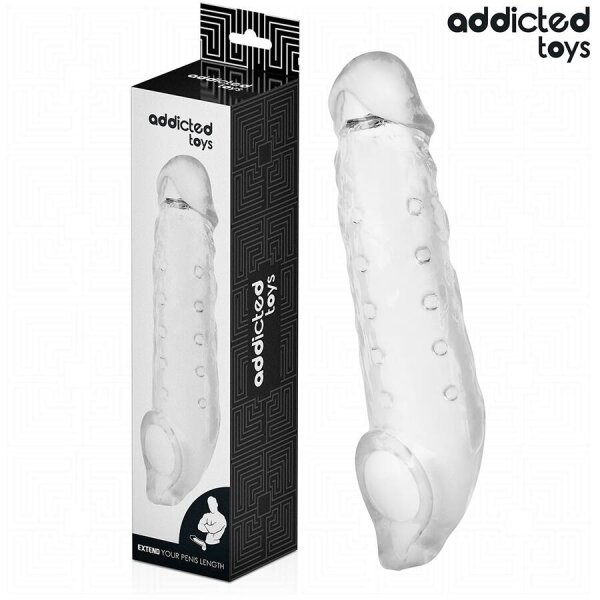 imagen ADDICTED TOYS - FUNDA PARA EL PENE TRANSPARENTE TALLA S 23 CM