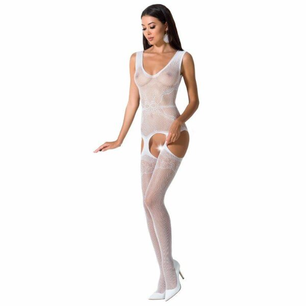 imagen PASSION - WOMAN BS062 BODYSTOCKING BLANCO TALLA UNICA