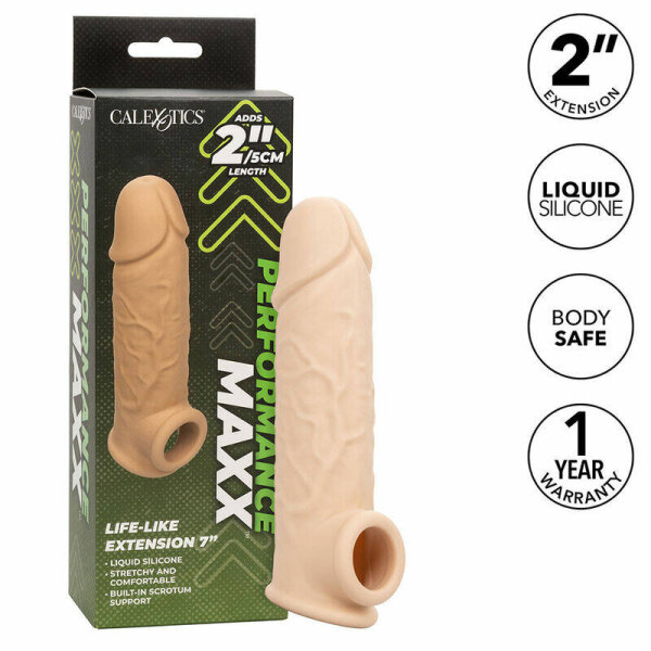 imagen CALEXOTICS - PERFORMANCE MAXX EXTENSIÓN REALISTA 7 PIEL CLARO