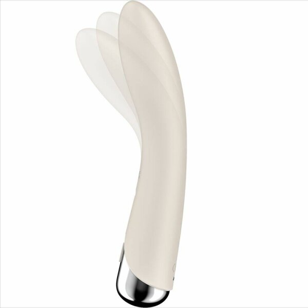 imagen SATISFYER - SPINNING VIBE 1 VIBRADOR ROTADOR G-SPOT BEIGE
