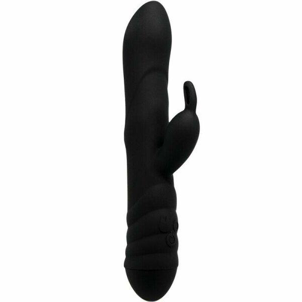 imagen ADRIEN LASTIC - TWISTER MASAJEADOR VIBRADOR Y ROTADOR RABBIT NEGRO